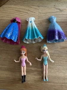 Disney Prinzessin Frozen MagiClip Elsa Anna Puppe und Outfits Magic Polly Pocket - Bild 1 von 4