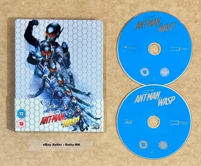 ANT-MAN AND THE WASP - UK EXCLUSIVE 3D + 2D BLU RAY STEELBOOK (READ DESCRIPTION) - Image 1 of 4