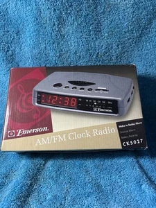 Emerson Am/Fm Clock Radio Alarm, CK5027 - Picture 1 of 1