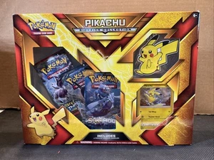 2017 Pokemon Burning Shadows Pikachu Sidekick Collection Box Keychain New - Bild 1 von 6