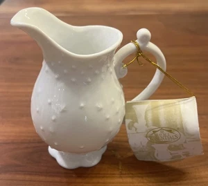 Hobnail Milk Pitcher Creamer Home Essentials & Beyond I. Godinger & Co 5 1/4” H - Picture 1 of 5