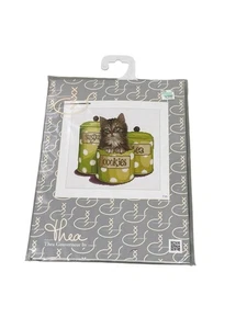 Thea Gouverneur Cookie Time with Kitten Counted Cross Stitch Kit 735A - Picture 1 of 2