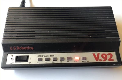 U.S. Robotics USR5686G V.92 Serial Controller Faxmodem 56Kbps RS-232 working - Image 1 of 2