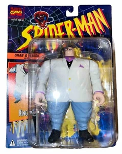 ToyBiz Spider-Man Animated Series KINGPIN Grab & Smash Figure New 1994 Vntge-NEW - Picture 1 of 13