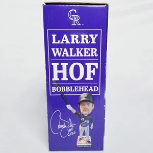 BOBBLEHEAD LARRY WALKER SALÓN DE LA FAMA NUEVO EN CAJA COLORADO ROCKIES - Imagen 1 de 6