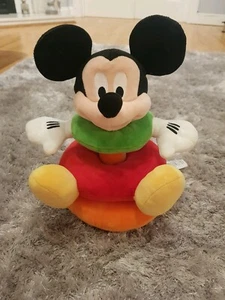 Disney Parks Disney Baby Mickey Mouse Plüschtier Stofftier Ring Stapel  - Bild 1 von 3