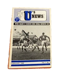 COLCHESTER UNITED SUPPORTERS MAGAZIN - US NEWS - FEBRUAR 1968 - Bild 1 von 1