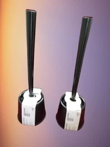 Toilet Cleaner Brush & Holder Set Black Ikea Bolmen x 2 NEW & SEALED - Picture 1 of 6