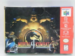 Box + Cartridge ~ Mortal Kombat 4 (Nintendo 64, N64) No Manual - Picture 1 of 8