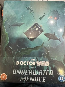 Dr Who The Underwater Menace Blu Ray Steelbook In Stock Now - Picture 1 of 2