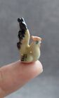 Tiny Ceramic Bantam Figurine Miniature handmade Cute chicken Statue collectible