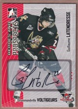 2005-06 ITG Heroes and Prospects Autographs #AGL Guillaume Latendresse AUTO