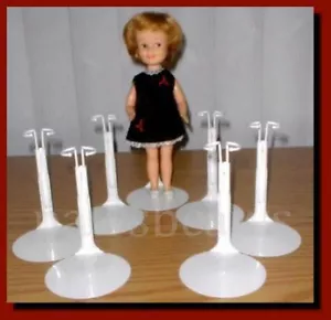 6 Kaiser 20SM 8"TINY BETSY McCALL Doll STANDS for Vintage 9"SKIPPER Penny Brite - Picture 1 of 1