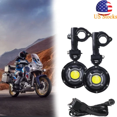 LED Auxiliary Running Light Fog Light  For Honda CRF1100L Africa Twin Motorcycle - Image 1 of 4