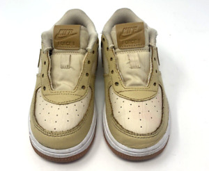 Nike Air Force 1 Ale Brown Sesame Low Top Toddler's 9C Sneakers DQ6086-200