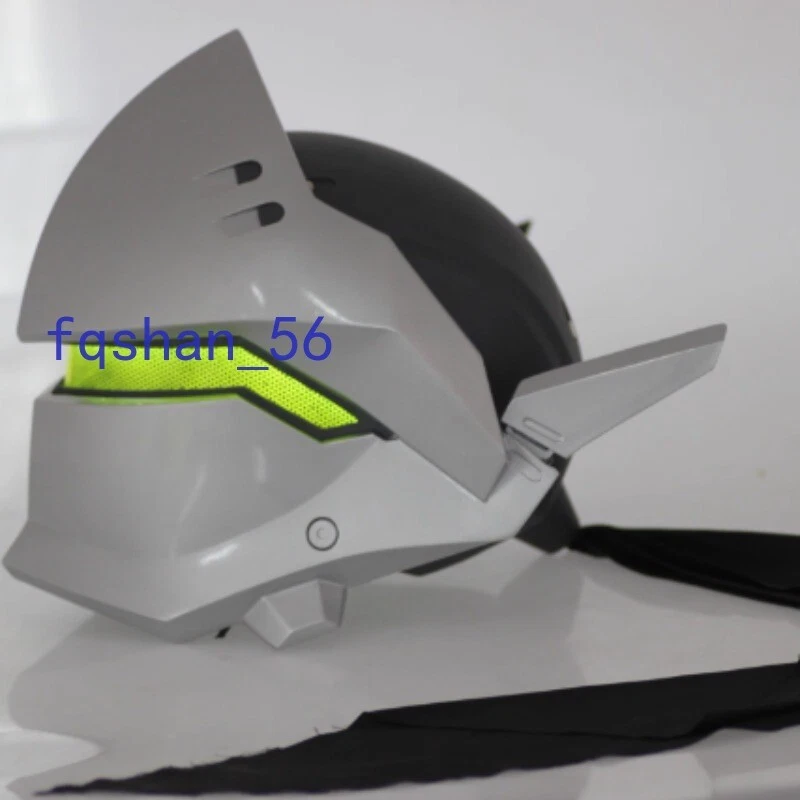 Overwatch Cospaly Genji Helmet Mask Cyborg Genji Led Luminous Light-up Mask Gift - Image 1 of 4