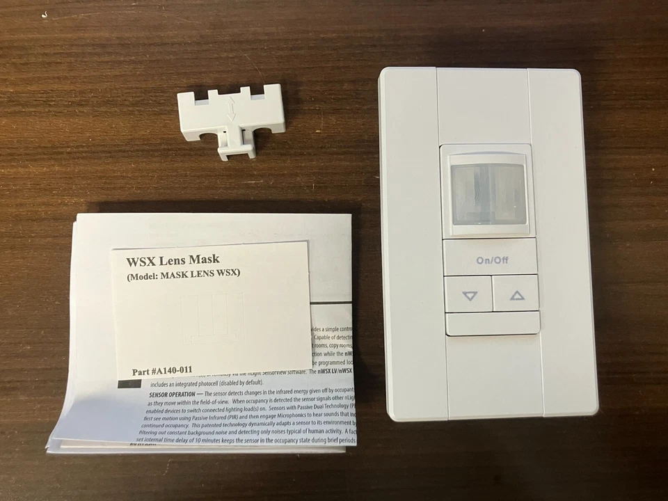 Acuity Controls NLight NWSXA-PDT-LV-WH Occ.Motion Sensor Dimmer