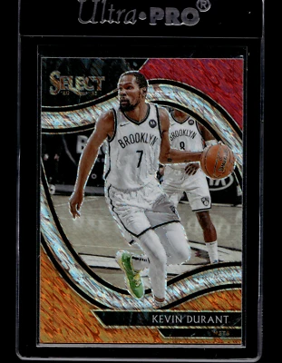 2020 Panini Select Courtside Red White Orange Shimmer #259 Kevin Durant - Image 1 of 2