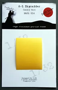 A-1H Skyraider Canopy Mask for 1/32 Trumpeter - DEAD Design NM32014 - Picture 1 of 6