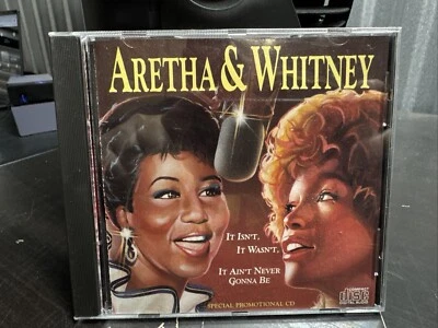 Rare CD Promo 9850 Aretha & Whitney It Isn't, It Wasn't, It Ain't Never Gonna Be - Image 1 of 4