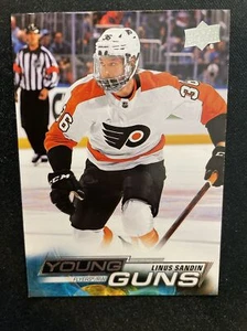 22-23 UD Series 1 Hockey Young Guns 217 Linus Sandin - Picture 1 of 2
