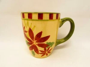 Winterblüte von Pfaltzgraff Becher Weihnachtsstern rot Karorand b342 - Bild 1 von 3