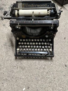 (n11) -maschine Schreiben Underwood Ohne Schmuckkästchen Deko Sammlung - Afbeelding 1 van 15