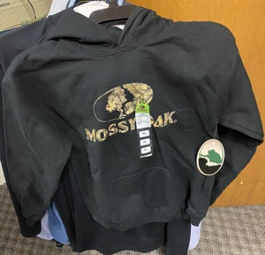 MOSSY OAK BOYS PULLOVER HOOD SWEATSHIRT SIZE LARGE NWT - Picture 1 of 4