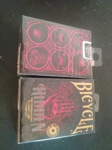 Two (2) Bicycle Hidden Playing Card Deck NEW SEALED - Picture 1 of 2