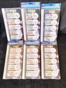 SET OF 6 SEALED 50 State Quarters Greetings From America Portfolio 1999-2004 - Picture 1 of 4