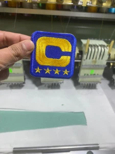 NFL Buffalo Bills Josh Allen Captain C Patch 2023-24 Season Gold C 5 Patches - Picture 1 of 1