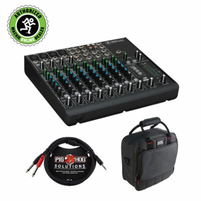 Mackie 1202VLZ4 12-Channel Compact Mixer w/ Mixer Bag and Stereo Cable 10ft - Image 1 of 4