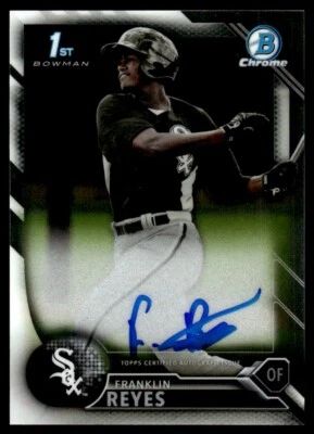 2016 Bowman Chrome Prospects Autographs Franklin Reyes Auto Chicago White Sox - Image 1 of 2