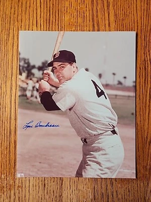 Foto automática de 8 X 10 de Lou Boudreau de la corte Boston Cleveland certificado de autenticidad Foto 1 de 4