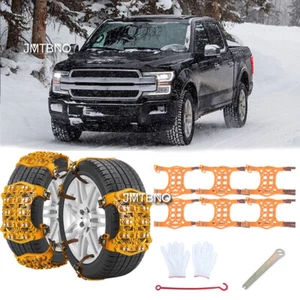 6PCS Ford F-150 F-250 Super Truck Wheel Tire Snow Emergency Anti-skid Chains US - Picture 1 of 11