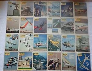 AVIATION MAGAZINE~24 NUMÉROS 1972~N°577 N°600~ANNÉE COMPLÈTE~ - Foto 1 di 24