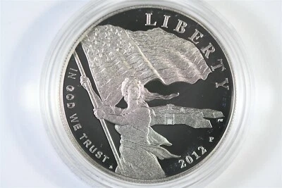 2012 P Proof Star Spangled Banner $1 Commemorative 90% silver coin - Image 1 of 4