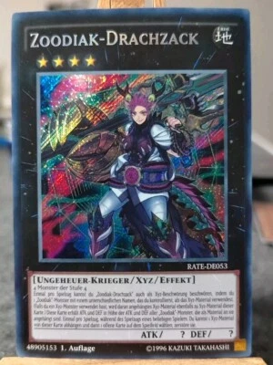 ZOODIAK-DRACHZACK - RATE-DE053 Secret Rare / 1. Auflage Near Mint  - Bild 1 von 3