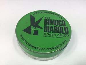LUFTGEWEHRKUGELN 500 BIMOCO DIABOLO 0,177 cal 4,5mm VERSIEGELT - Bild 1 von 6