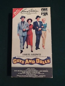 Guys and Dolls (VHS 1986) Marlon Brando • Frank Sinatra • Jean Simmons CBSFOX - Imagen 1 de 6