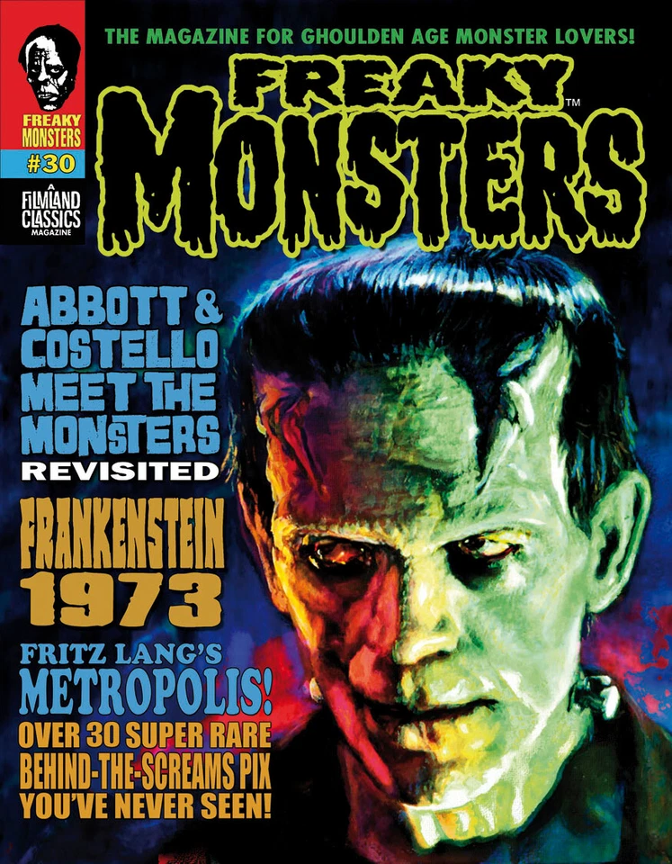 FREAKY MONSTERS 30! New! Like the original Famous Monsters Magazine only better! - Image 1 of 1