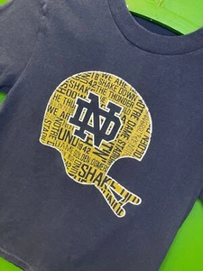 NCAA Notre Dame Luchador Campeón Irlandés Azul Algodón Camiseta Juvenil X-Pequeña 4-5 - Imagen 1 de 5