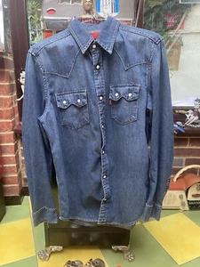 Levi Sawtooth dunkles Denim-Shirt Größe Small - Bild 1 von 4