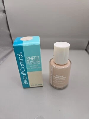 BeautiControl Sheer Protection Foundation Liquid Oil Free CL ALABASTER 1251 1 oz - Image 1 of 4