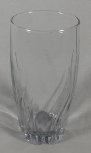 Anchor Hocking Central Park Clear Swirl Twist Pattern Tumblers Glass 16oz - Picture 1 of 7