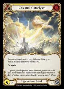 1x Celestial Cataclysm [Yellow] Flesh and Blood - Monarch UNLIMITED M/NM - Picture 1 of 1