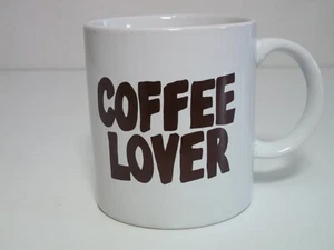 Coffee Lover 12 Ounce Ceramic Coffee Mug Hot Beverage Cocoa Chocolate Java Cup - Picture 1 of 6