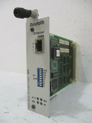 Bosch Rexroth 1070085362-102 10MB Ethernet Module 10 MBAUD Module 1070085753-103 - Image 1 of 4