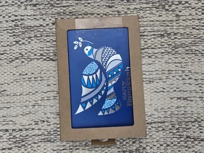 Hallmark Tree of Life Hanukkah Boxed Cards  Blue and Silver Dove - Image 1 of 2