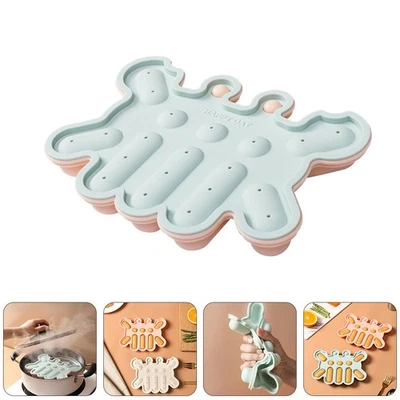 1Pc Silicone Sausage DIY Hot Dog Children Food Baking Tool (Blue Pink) - Image 1 of 4